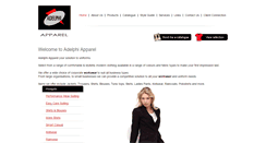 Desktop Screenshot of adelphiapparel.com.au